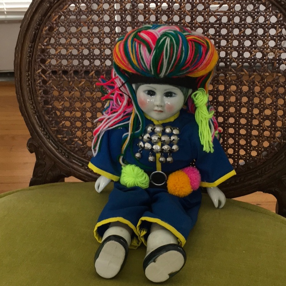 Porcelain Doll with Hat